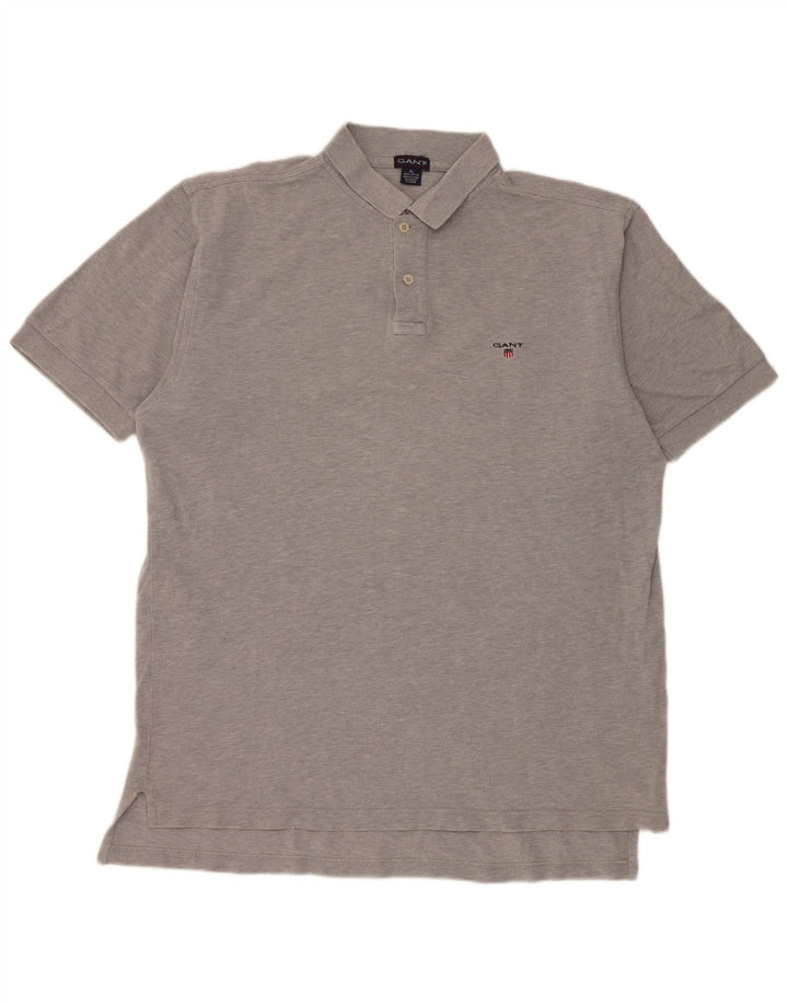 Gant Polo Homme XL Gris Coton