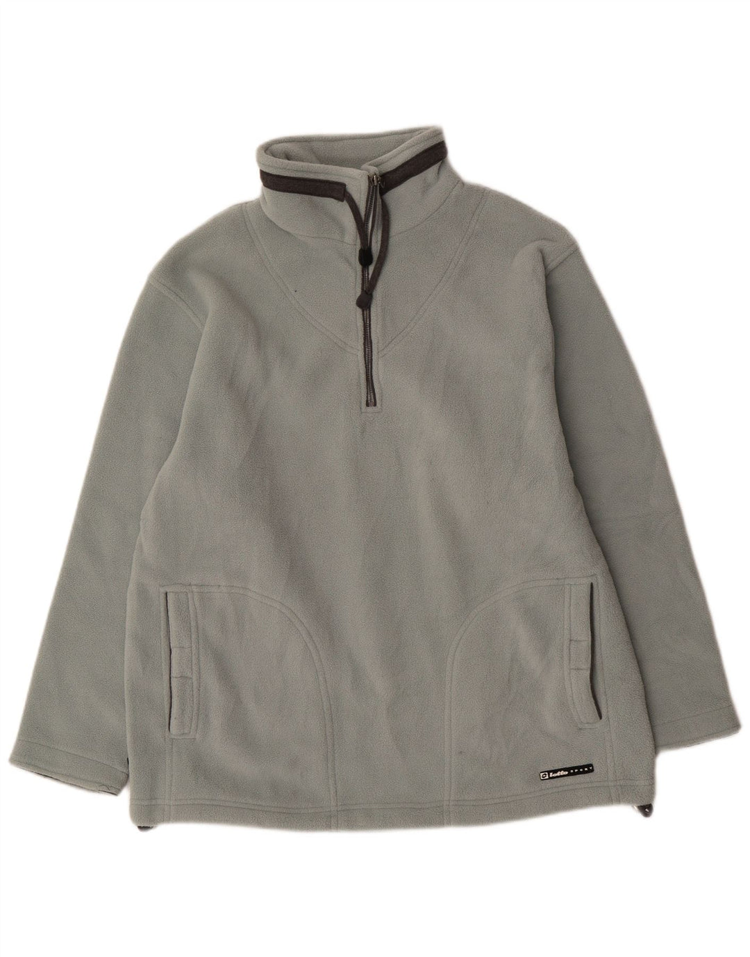 LOTTO Pull Polaire Col Zippé Homme XL Bleu Polyester