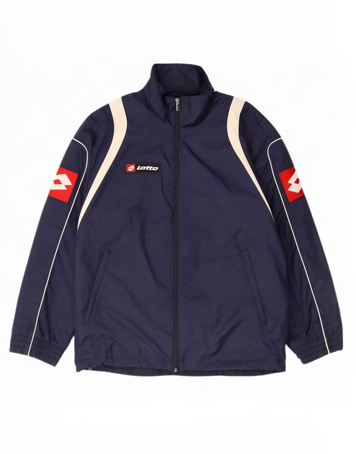 Lotto Veste de Survêtement Graphique pour Homme Petit Bleu Marine Colorblock