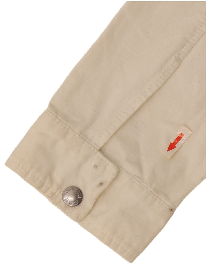 Gas Veste Bomber Femme UK 16 Large Blanc Cassé