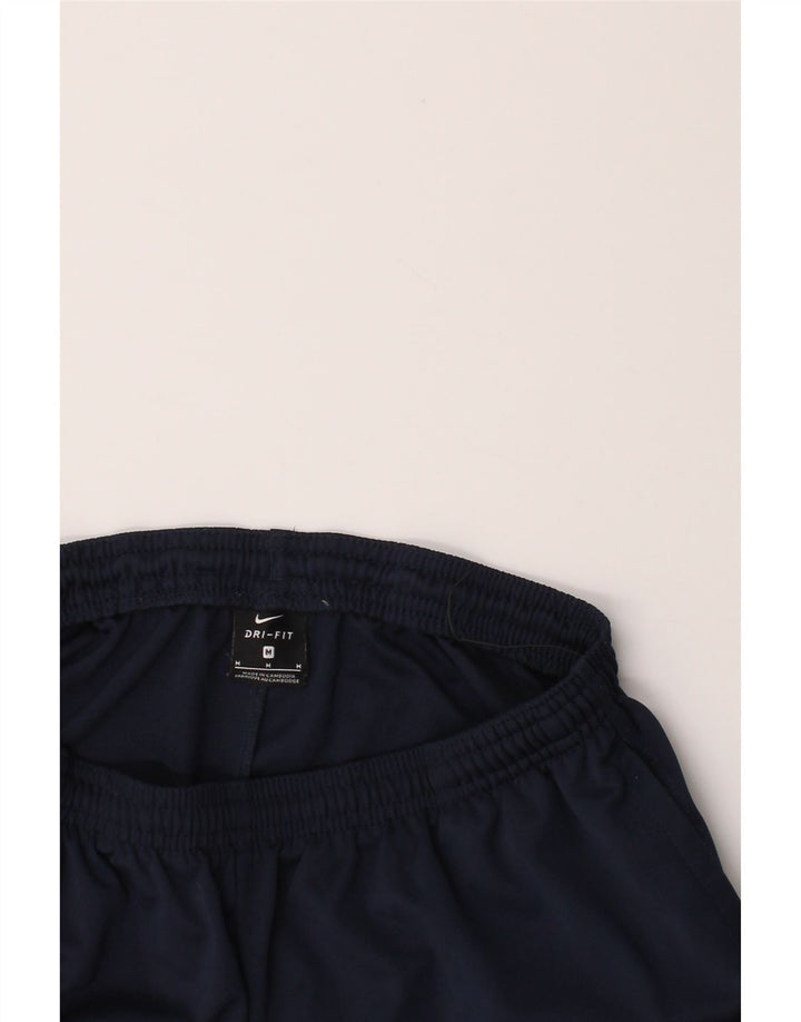 NIKE Mens Dri Fit Tracksuit Trousers Medium Navy Blue Polyester Vintage Nike and Second-Hand Nike from Messina Hembry 