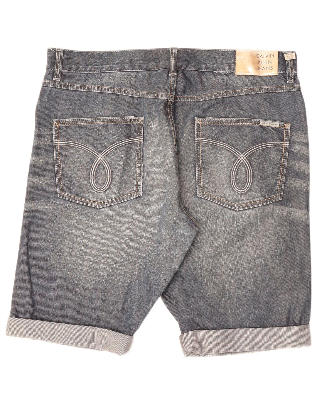 CALVIN KLEIN Short en jean W34 pour homme, grand bleu