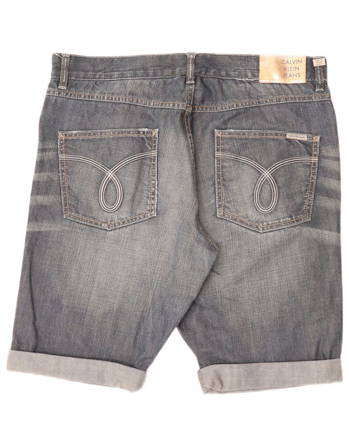 CALVIN KLEIN Short en jean W34 pour homme, grand bleu