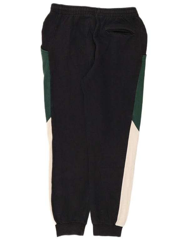Kappa Pantalon de survêtement pour homme en coton color block noir moyen