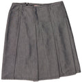 Max & Co. Jupe plissée pour femme UK 12 Medium W30 Bleu marine Coton