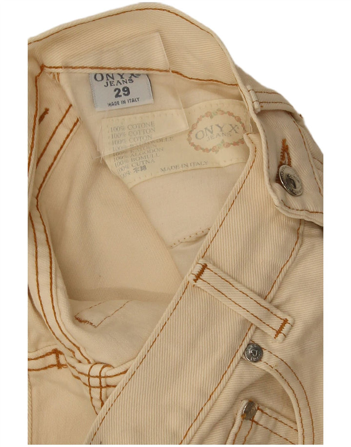 Jean Slim Femme Onyx W29 L29 Coton Beige