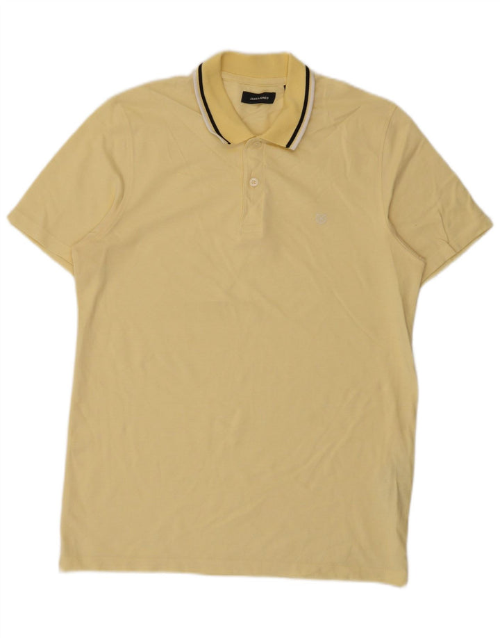 Jack & Jones Polo Homme Jaune Moyen Coton