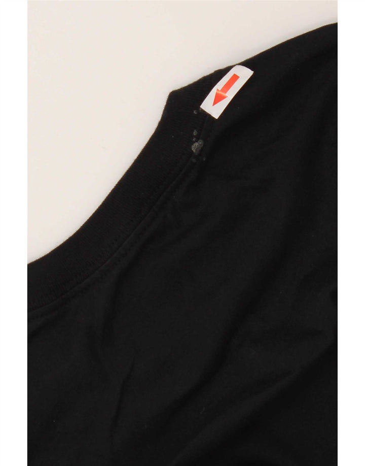 Jordan T-shirt graphique coupe standard pour homme en coton noir moyen