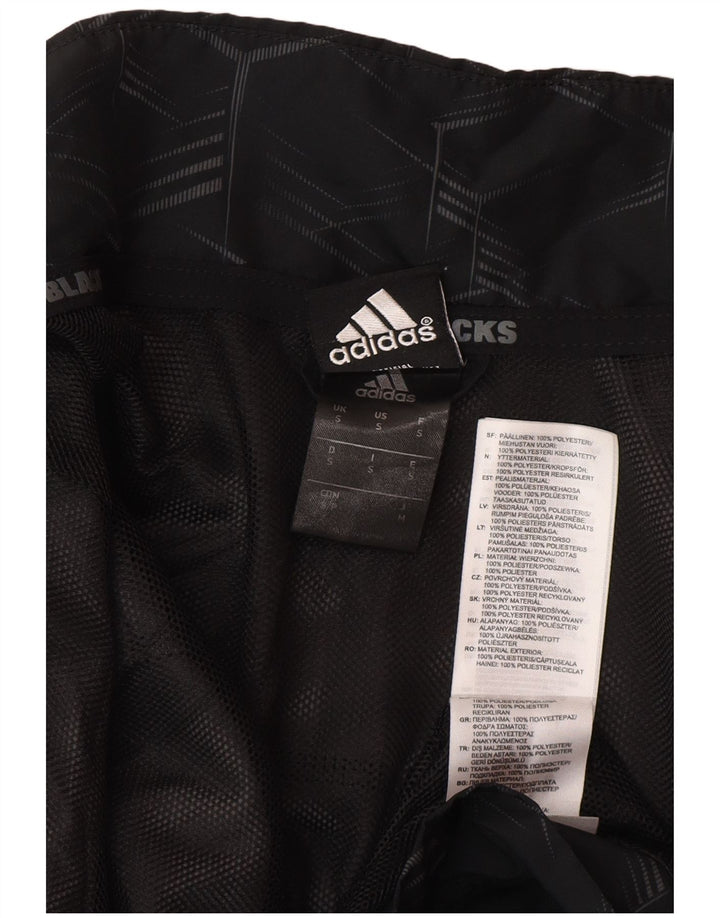 Adidas Hommes All Blacks Graphic Survêtement Top Veste Petit Noir Géométrique
