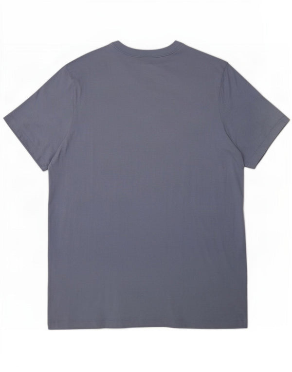 Nike T-shirt graphique pour homme en coton bleu Taille L