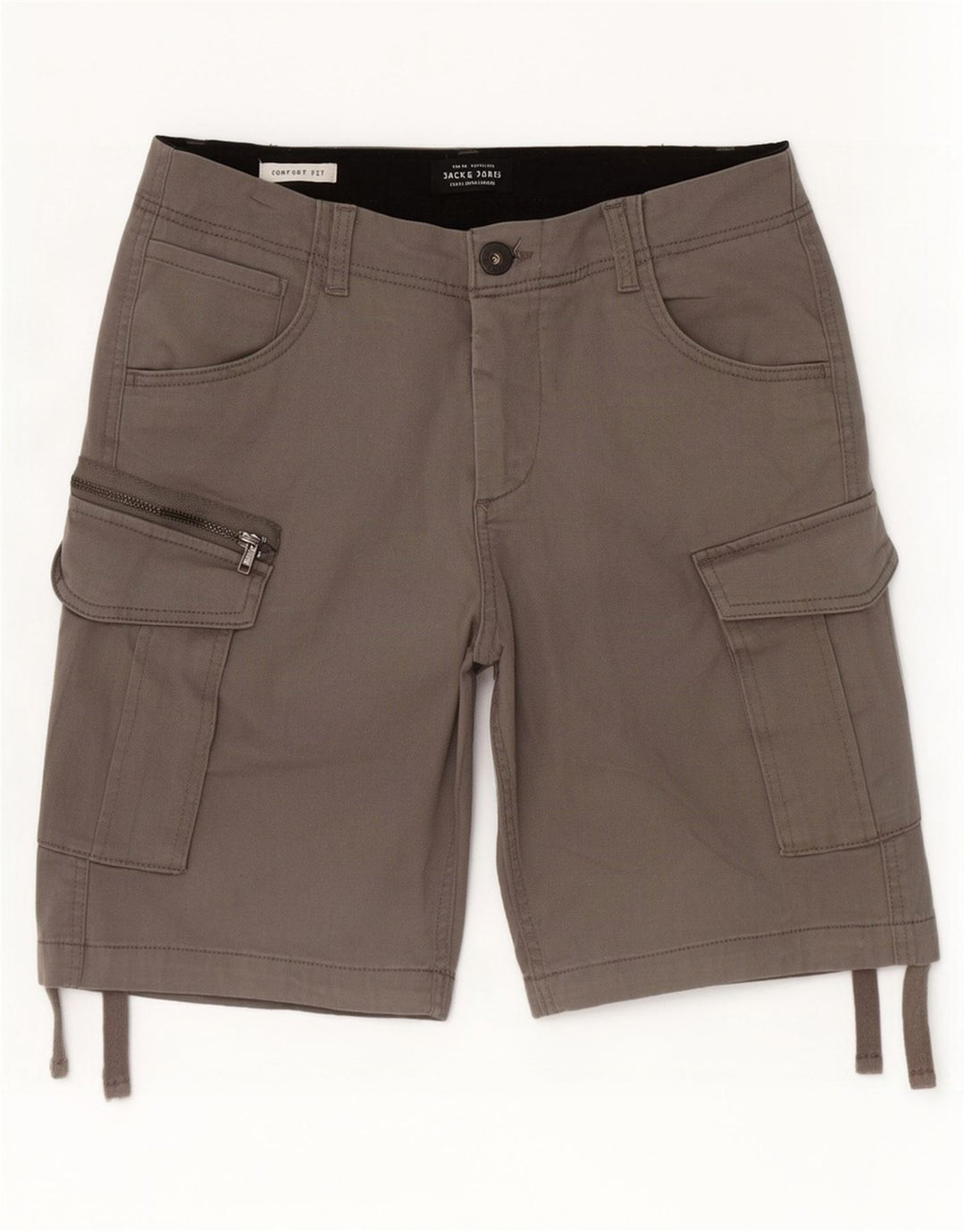 Jack & Jones Short Cargo Coupe Confort Pour Homme Petit W29 Gris Coton