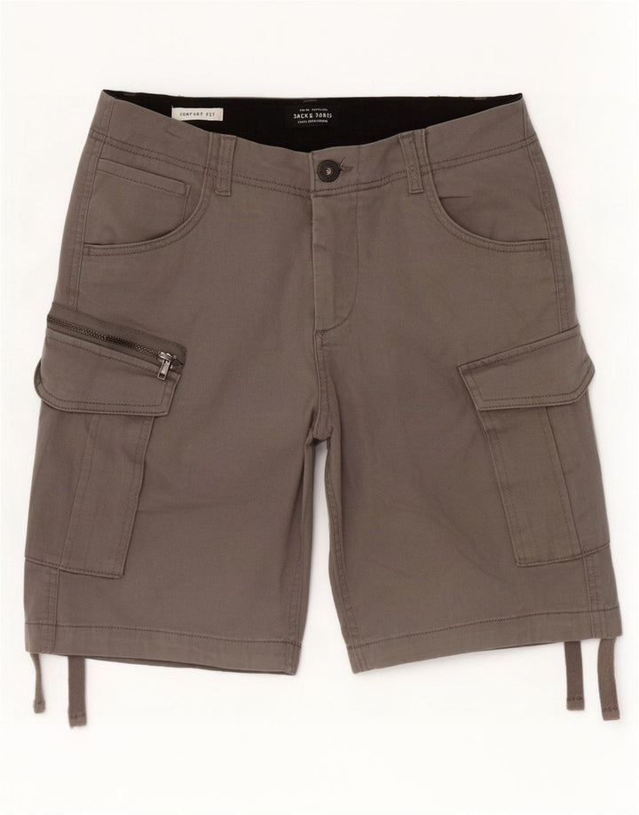 Jack & Jones Short Cargo Coupe Confort Pour Homme Petit W29 Gris Coton