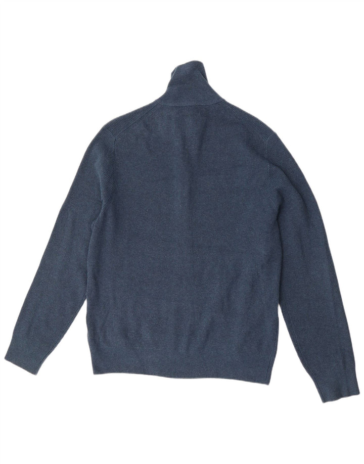 Marks & Spencer Pull Cardigan Homme Grand Bleu Marine Polyester