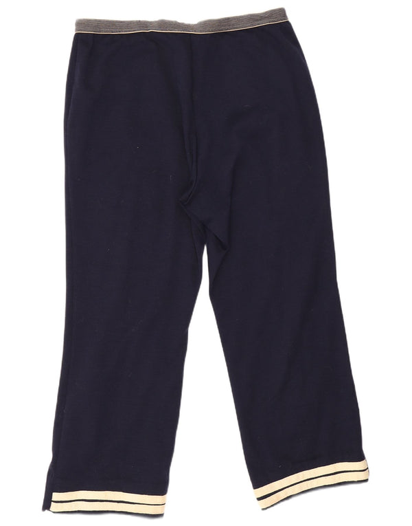 Sergio Tacchini Pantalon de survêtement court pour homme IT 50 Large Bleu marine