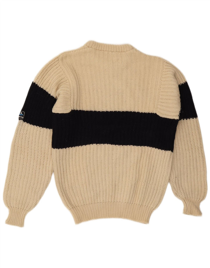 Ocean Star Pull à col rond pour homme IT 48 Beige moyen Colourblock