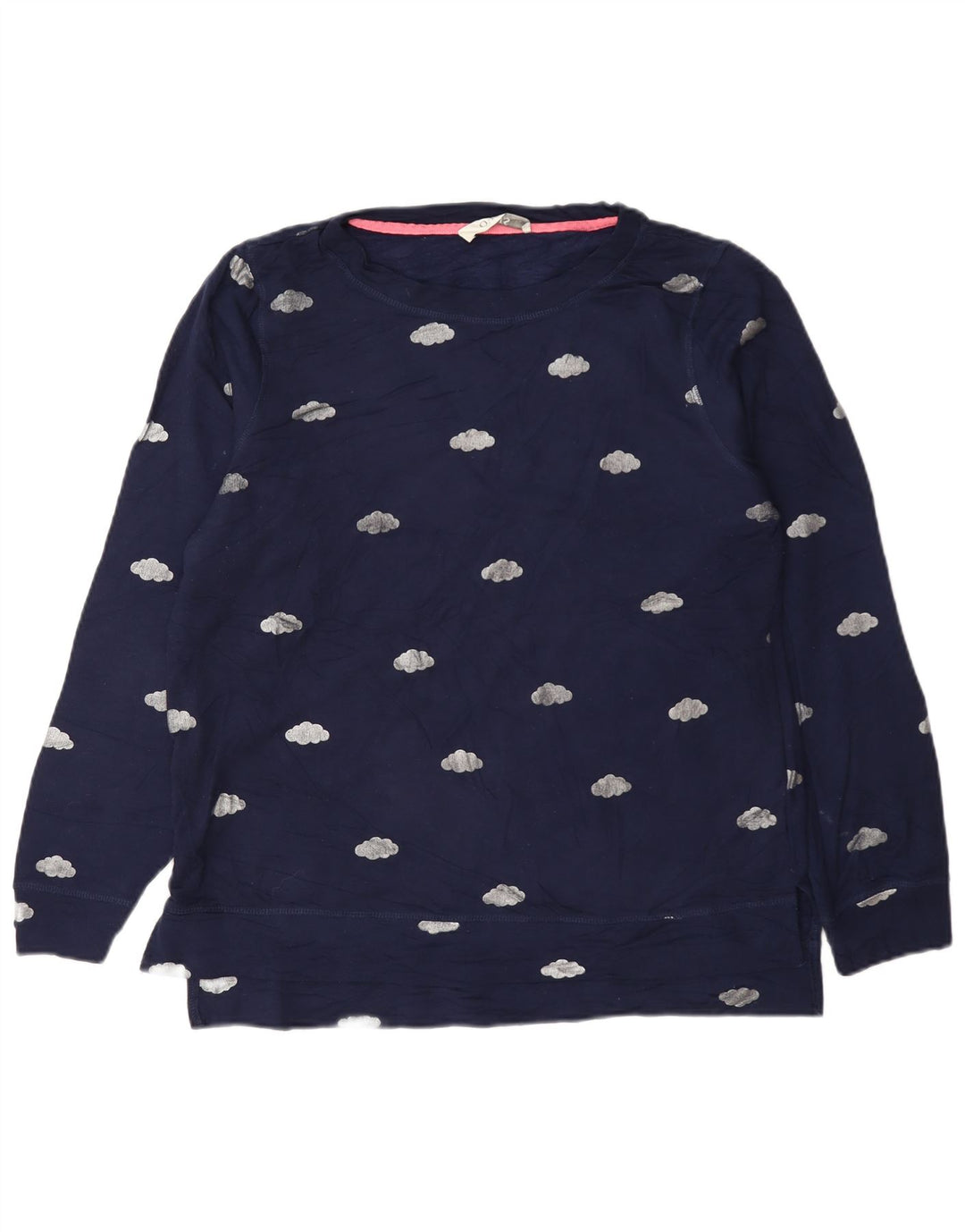 Oasis Sweat-shirt surdimensionné graphique pour femme UK 10 Small Bleu marine