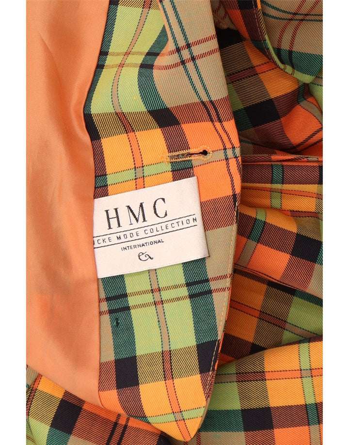 HMC Veste Blazer Double Boutonnage Femme UK 12 Medium Multicolore Check