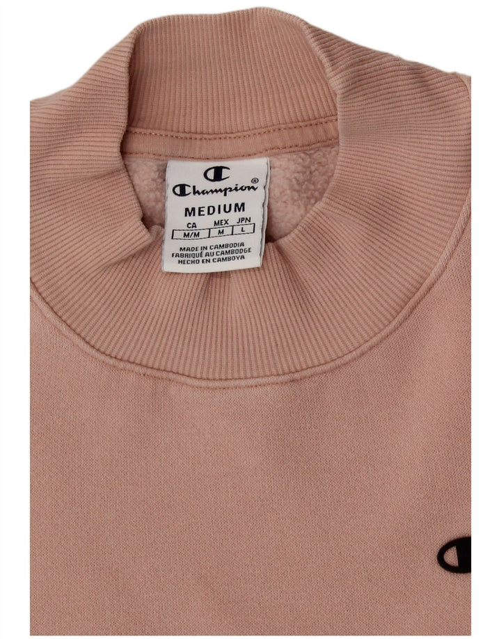 Champion Sweat-shirt court surdimensionné pour femme UK 14 Coton rose moyen