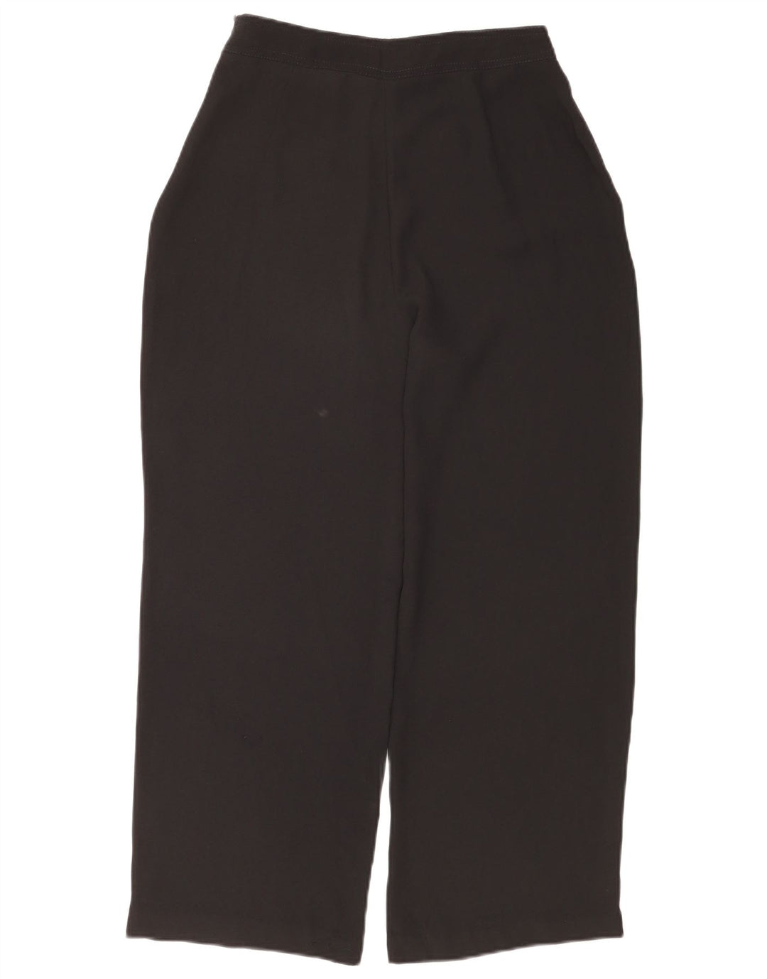 Zara Pantalon court coupe ample pour femme EU 40 Medium W30 L26 Noir Polyester