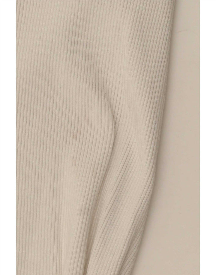 Zara Femme Débardeur UK 8 Petit Viscose Blanc