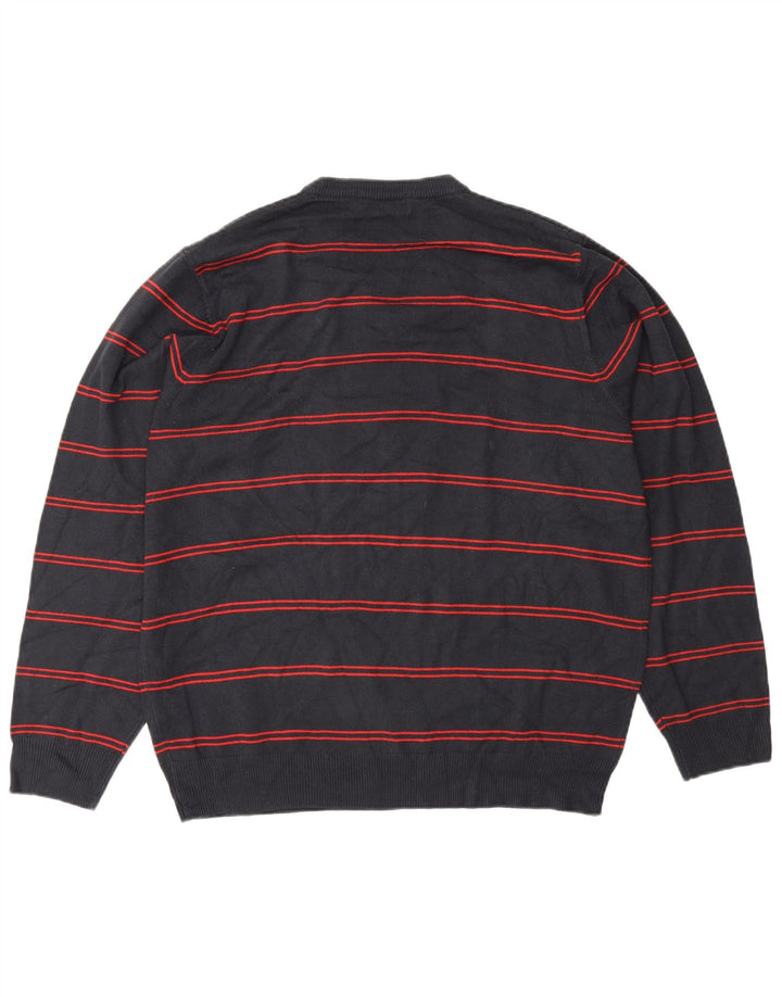 Marks & Spencer Pull à col en V Blue Harbor pour hommes, grand bleu marine
