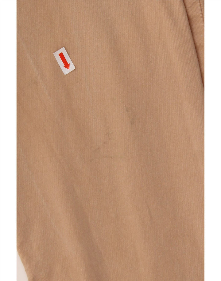 TRUSSARDI Pantalon décontracté slim IT 46 Large W32 L30 Beige Lyocell