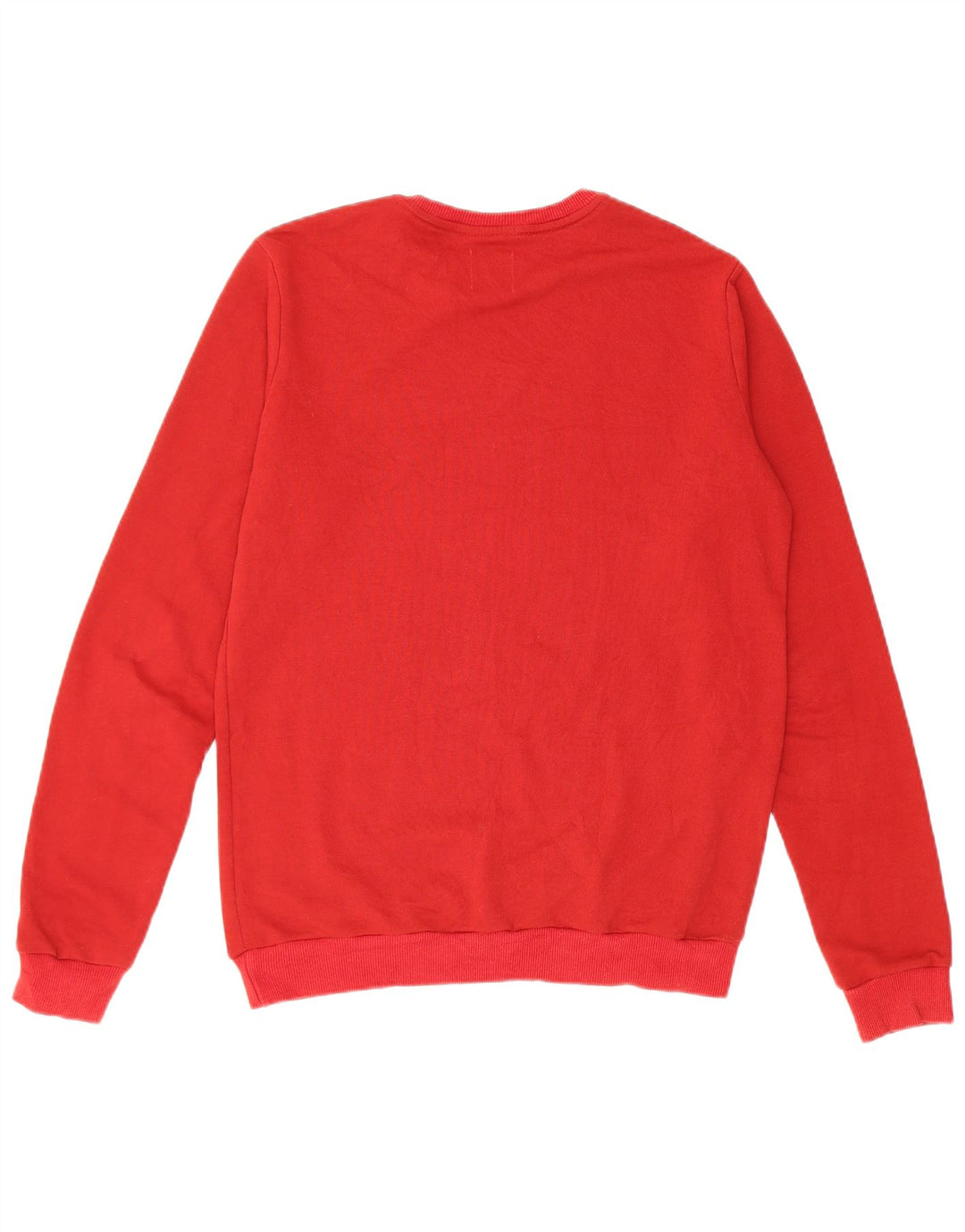 Zara Homme Graphic Sweatshirt Jumper Moyen Rouge Coton