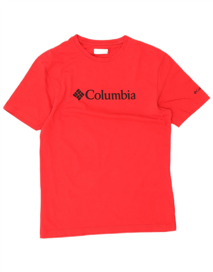 Columbia T-Shirt Graphique Homme Petit Rouge Coton