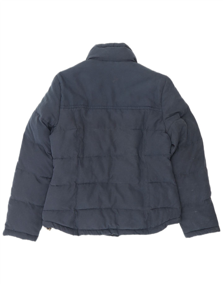 Joules Veste matelassée pour femme UK 12 Medium Bleu Marine Polyester