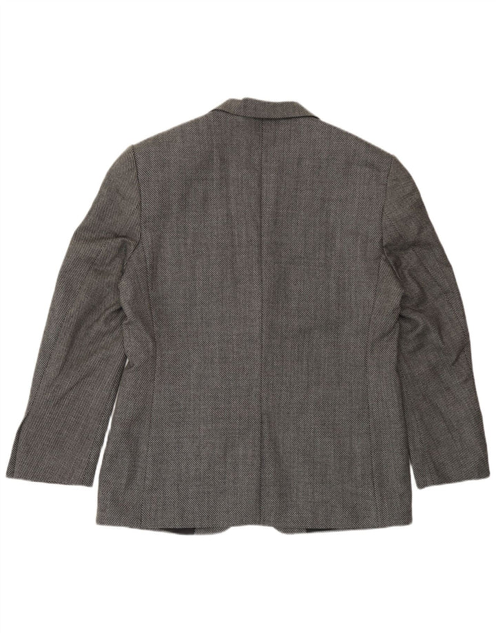 Marks & Spencer Veste blazer coupe slim à 2 boutons pour homme UK 40 Large Noir