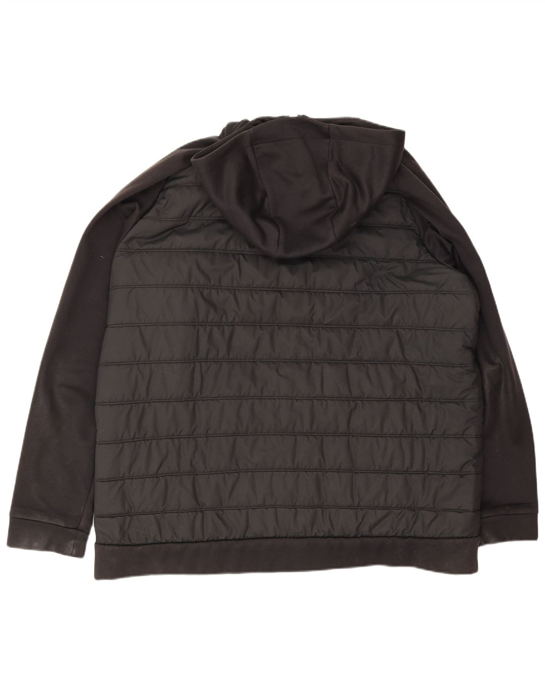 Nike Veste matelassée à capuche pour homme UK 44 2XL Noir Polyester