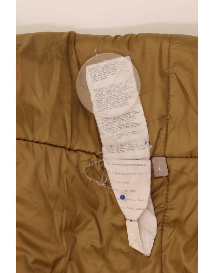 Napapijri Veste utilitaire à capuche pour homme UK 40 Large Marron Polyester