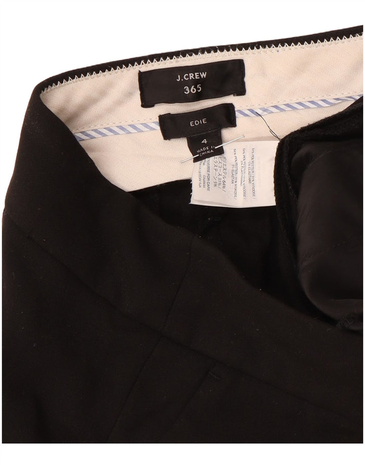 J. CREW Pantalon de costume Edie Bootcut pour femme US 4 Small W30 L32 Noir
