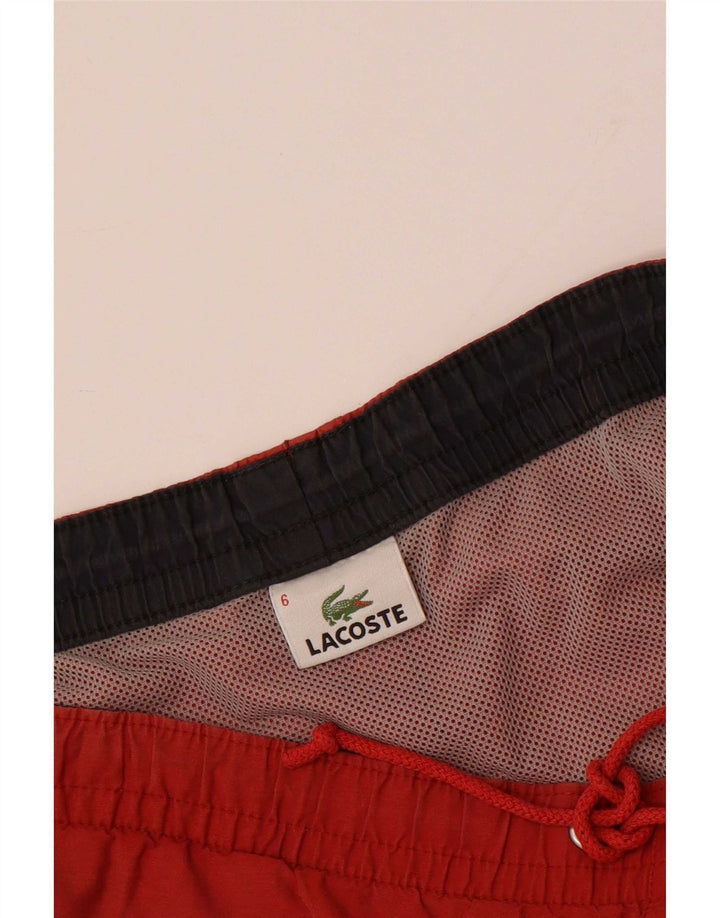 Lacoste Short de bain homme taille 6 XL rouge