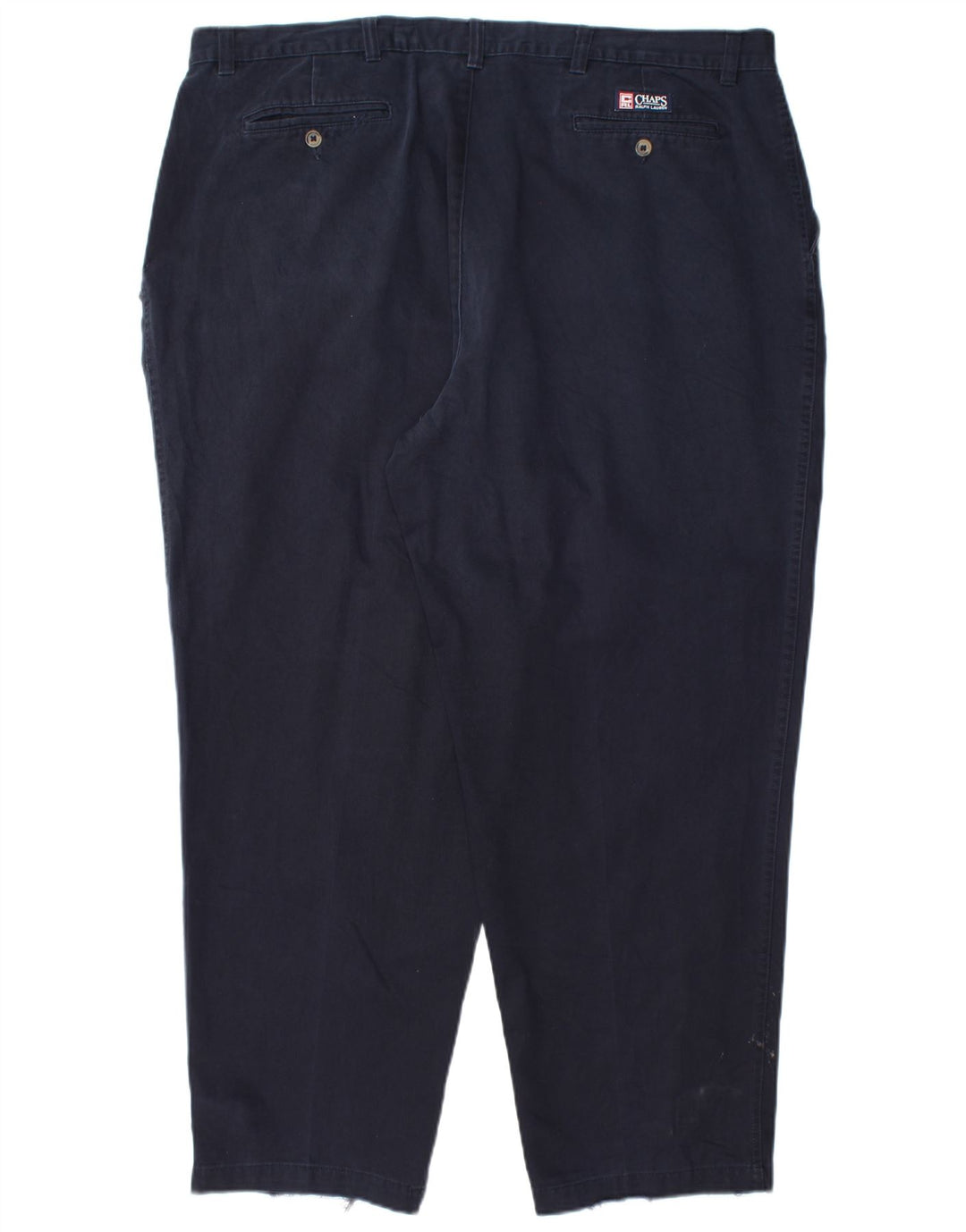 CHAPS Pantalon Chino Pegged Homme W44 L30 Bleu Marine Coton