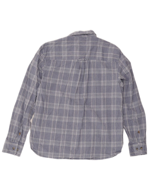 Chemise Homme Fat Face Grand Carreau Bleu Coton