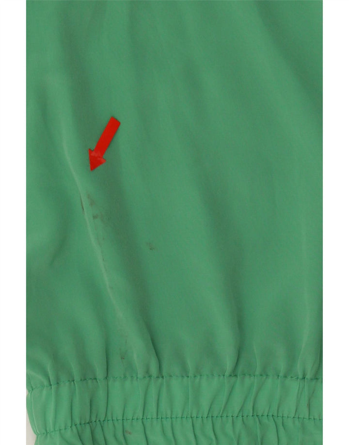 BIANCA Womens Short Sleeve Shirt Blouse EU 46 XL Green Polyester Vintage Bianca and Second-Hand Bianca from Messina Hembry 