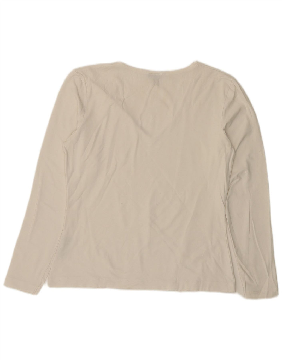 GANT Femme Top Manches Longues UK 18 XL Blanc Coton