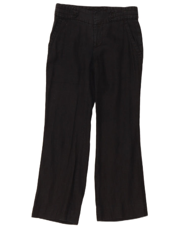 Zara Pantalon décontracté bootcut pour femme Petit W26 L30 Noir