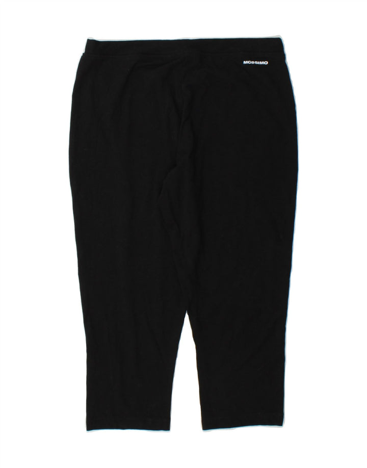 MOSSIMO Womens Capri Leggings UK 12 Medium  Black Cotton Vintage Mossimo and Second-Hand Mossimo from Messina Hembry 