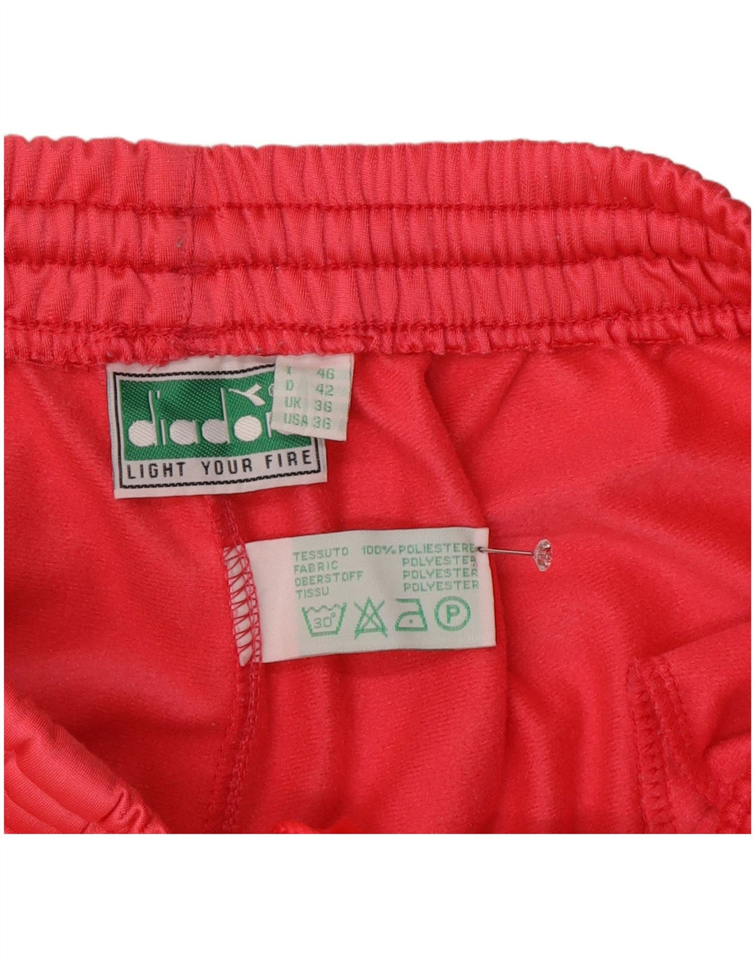 Diadora Pantalon de survêtement pour homme UK 36 Small Rose Polyester