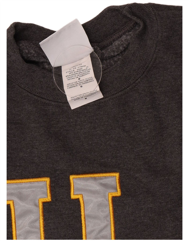 Champion Sweat-Shirt Graphique Homme Gris Moyen Coton