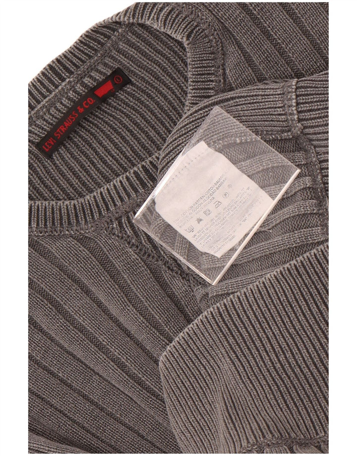 Levi's Pull Ras du Cou Pull Homme Gris Large Coton