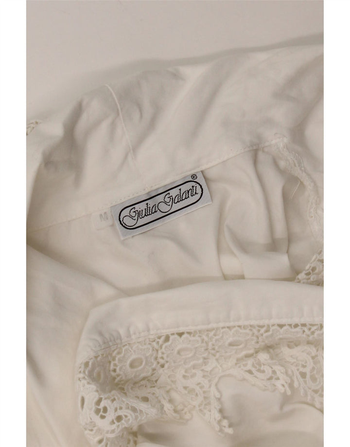 Giulia Galanti Chemisier pour femme UK 14 Medium Blanc