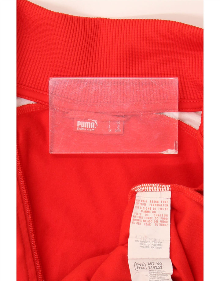 Puma Veste de Survêtement Graphique Garçon 15-16 ans Rouge Colorblock