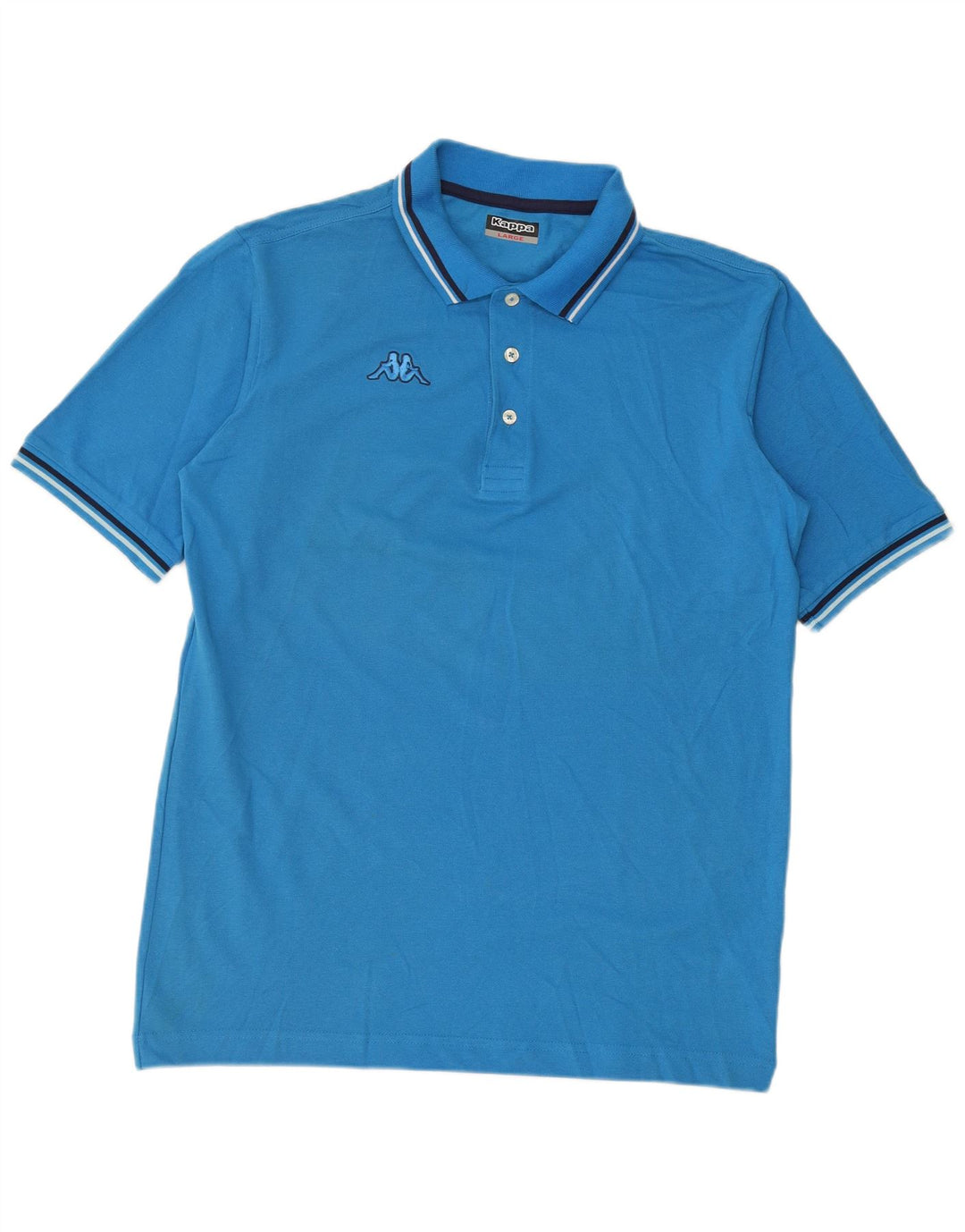 Kappa Polo Homme Grand Bleu Coton