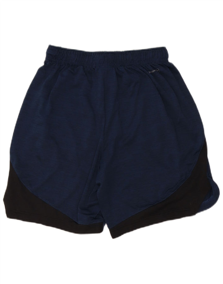 RUSSELL ATHLETIC Short de Sport pour Homme Petit Bleu Marine Colorblock Polyester