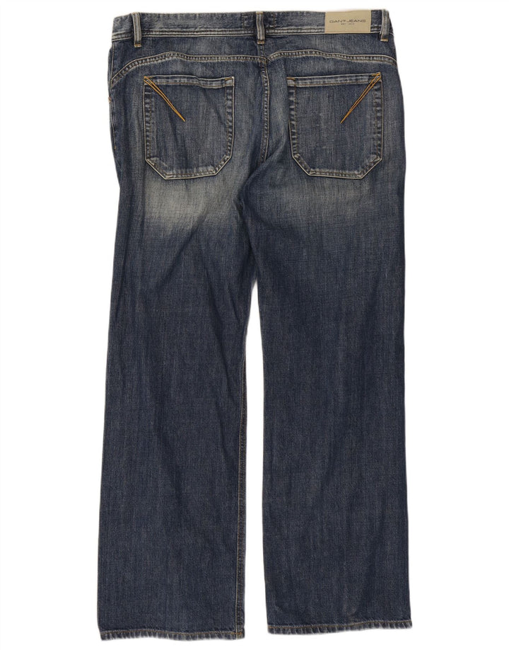 Gant Jean droit homme W38 L32 bleu coton