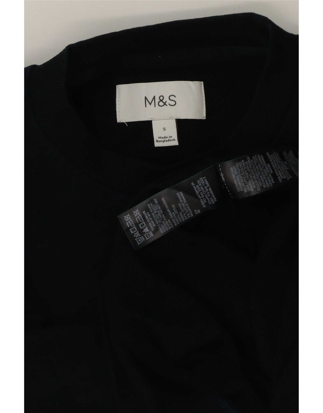 Marks & Spencer Sweat-shirt pour homme en coton bleu marine Taille S