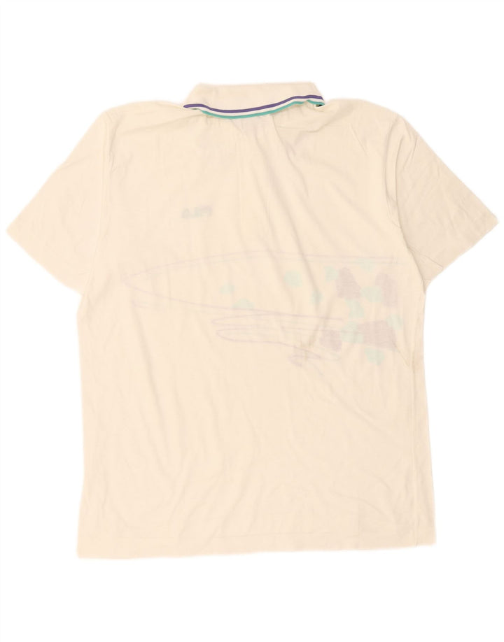 Fila Polo Graphique Homme IT 54 XL Blanc